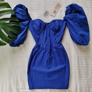 Deep Blue Oh Polly Dress, XS
